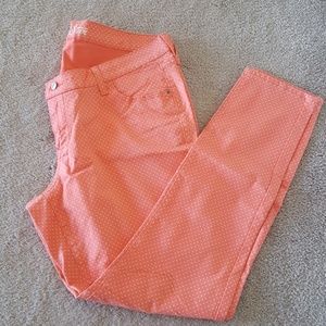 Old Navy Rockstar Coral Jeans sz 18L